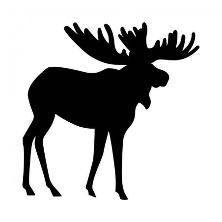 Buy Moose Silhouette Vinyl Decal Sticker Online