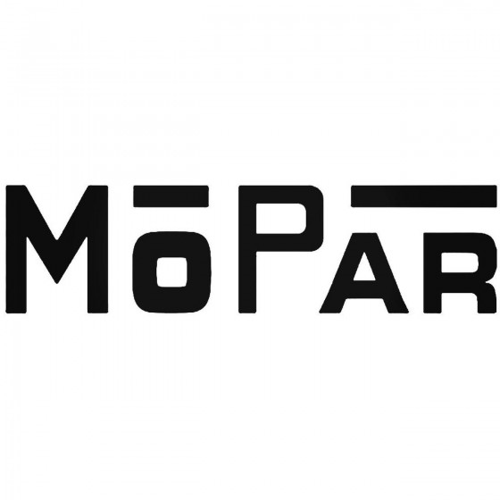 Mopar Logo 2 Vinyl Decal...