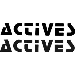 Actives Stickers – Lifestyle Apparel Decals (2-Pack)