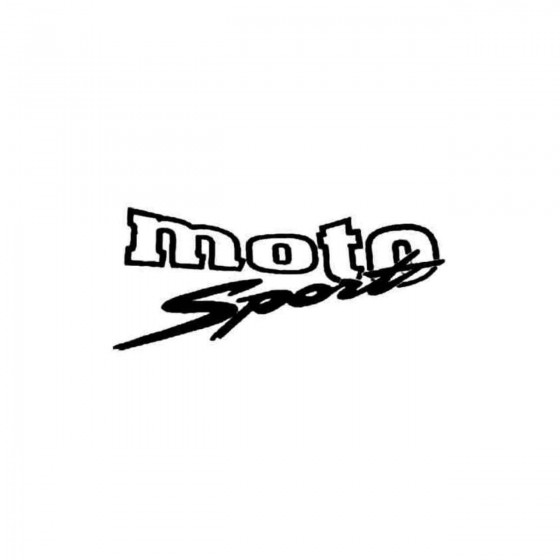 Moto Sport Decal Sticker