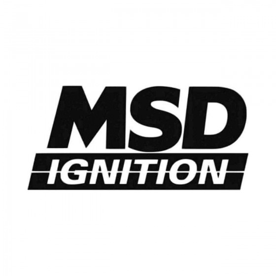 Msd Ignition Logo Vinyl...