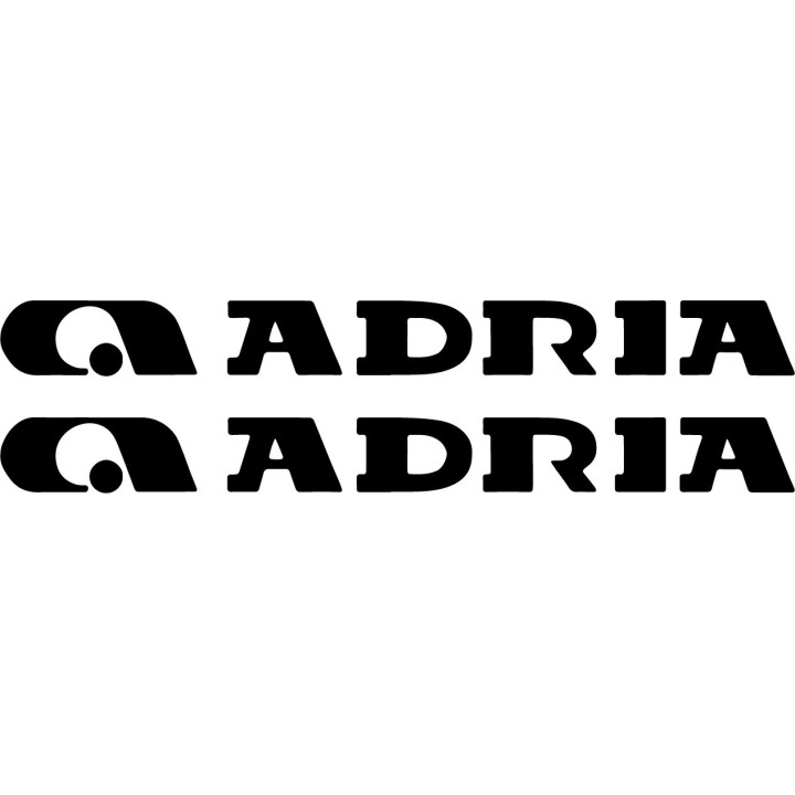 Adria Caravan Stickers – Adora Coral Sonic Motorhome Vinyl Decals (2-Pack)