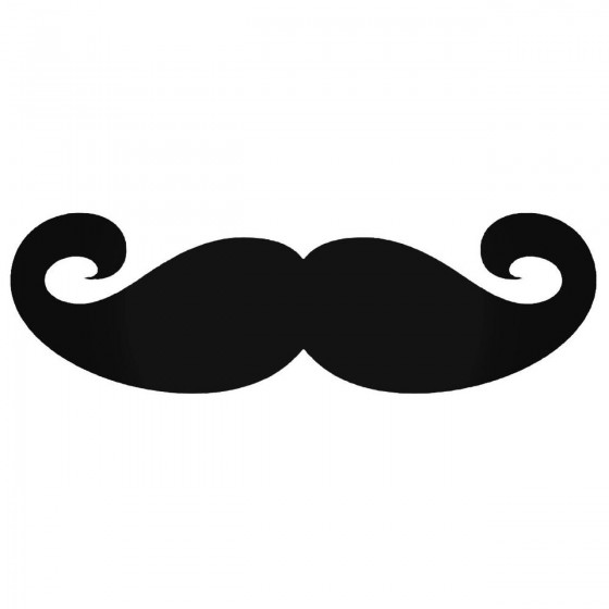 Mustache Jdm Decal Sticker