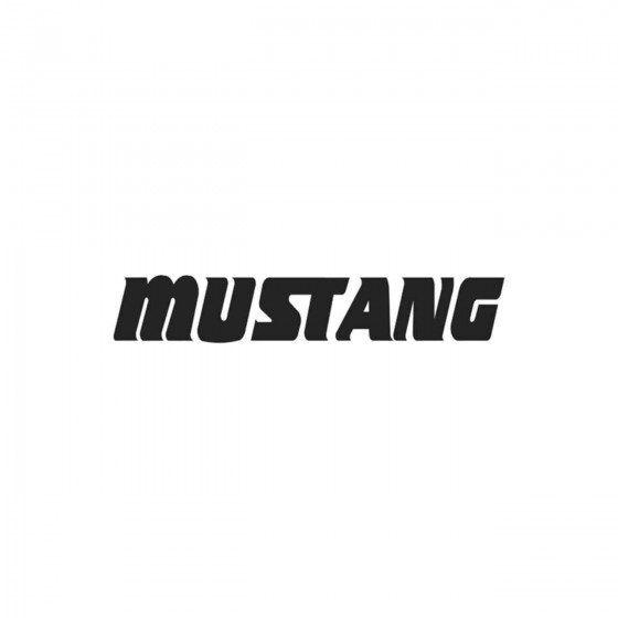 Mustang 2 Vinyl Decal Sticker