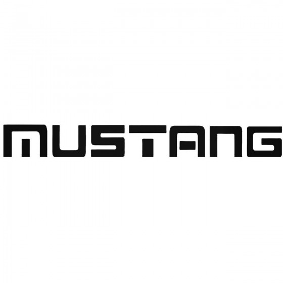 Mustang5 Graphic Decal Sticker