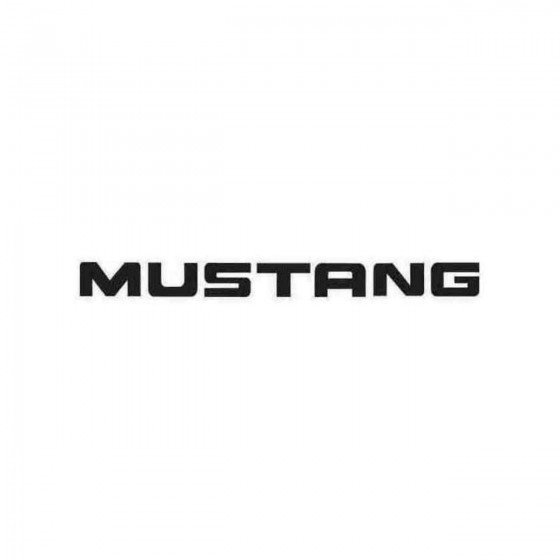 Mustang Graphic Decal Sticker