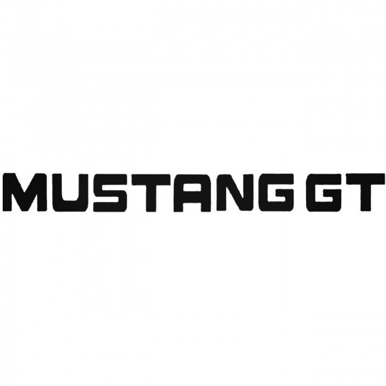 Mustang Gt Graphic Decal...