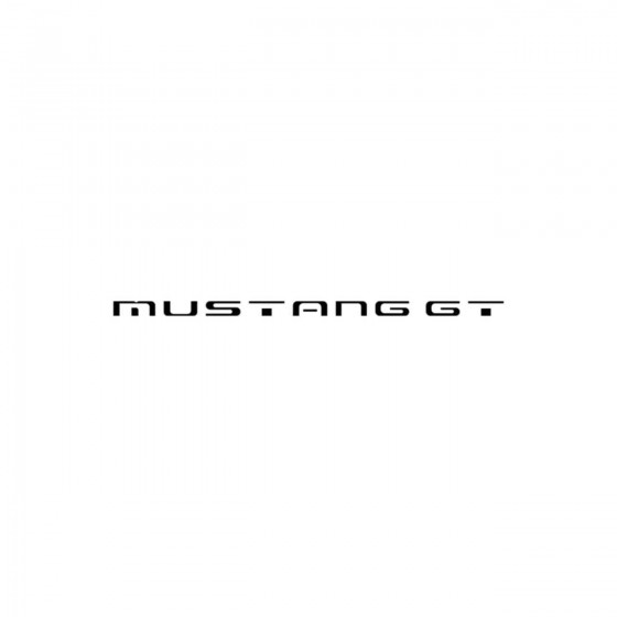 Mustang Gt Vinyl Decal...