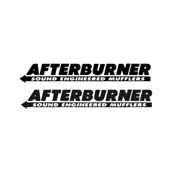 Buy After Burner Mufflers Graphic Decal Sticker Online