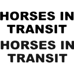 Buy A Horses In Transit Decal Sticker Online
