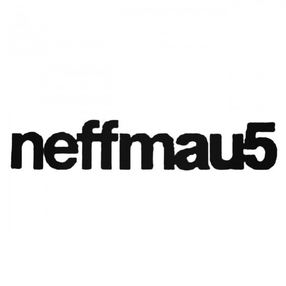 Neffmau5 Text Decal Sticker