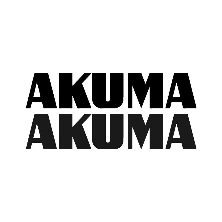 Akuma Stickers – Street Fighter Gouki Decals (2-Pack)