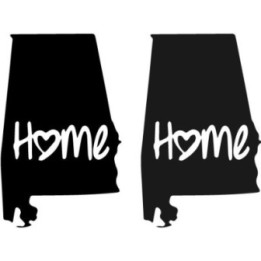 Buy Alabama Home Style 2 Decal Sticker Online