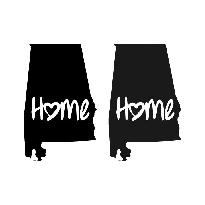 Buy Alabama Home Style 2 Decal Sticker Online