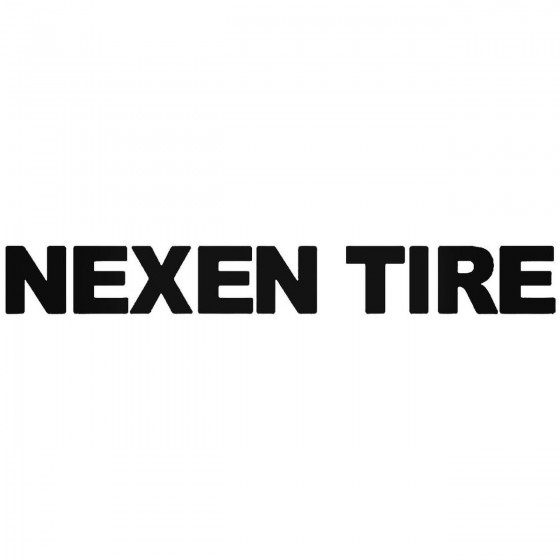 Nexen Tire Vinyl Decal Sticker