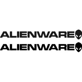 Alienware Stickers – Gaming Laptop PC Decals (2-Pack)