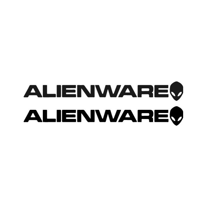 Alienware Stickers – Gaming Laptop PC Decals (2-Pack)