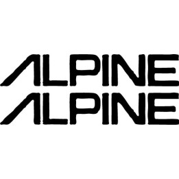 Buy Alpine S Decal Sticker Online