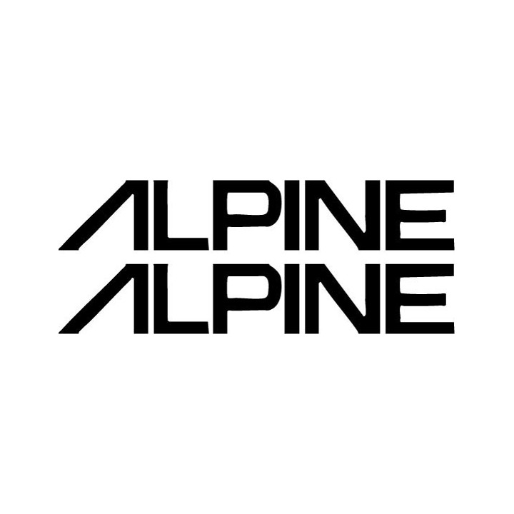 Buy Alpine Vinyl Decal Online