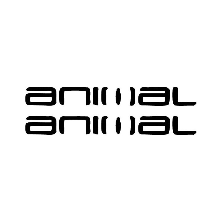 Buy Animal Text Long Decal Sticker Online