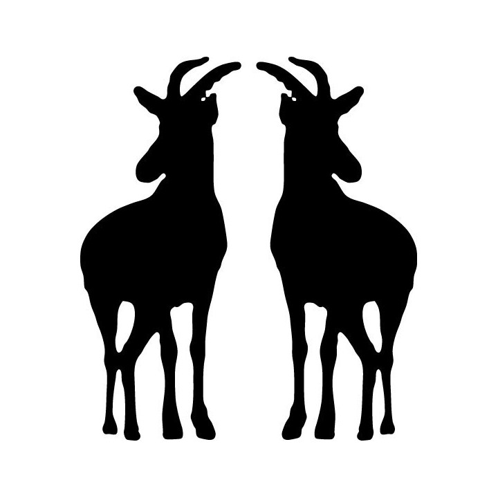 Buy Antelope Facing Forward Decal Sticker Online