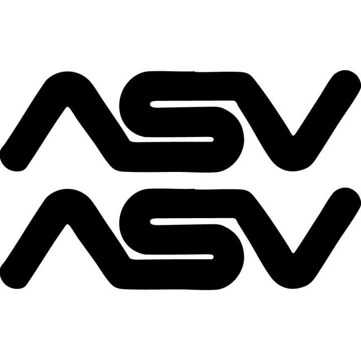 ASV Inventions Stickers – Unbreakable Lever Motorcycle Decals (2-Pack)