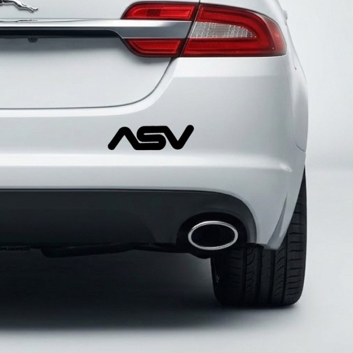 ASV Inventions Stickers – Unbreakable Lever Motorcycle Decals (2-Pack)