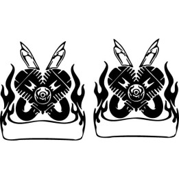 Buy Atv Tribal Bike Style 8 Decal Sticker Online