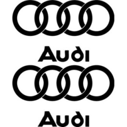 Buy Audi Logo 2 Decal Sticker Online