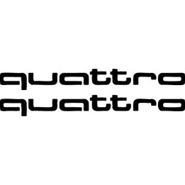 Buy Audi Quattro Decal Sticker Online