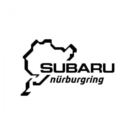 Nurburgring Subaru Vinyl...