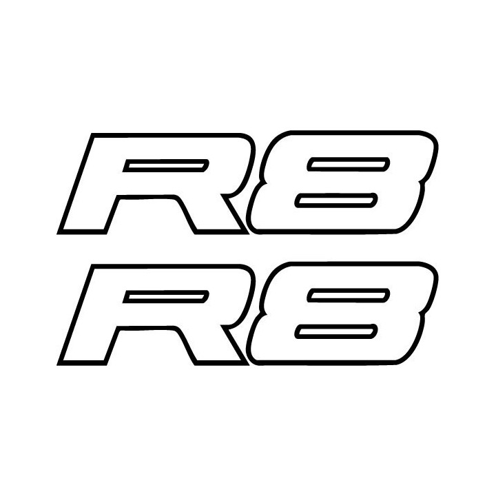 Buy Audi R8 Contour Vinyl Decal Sticker Online