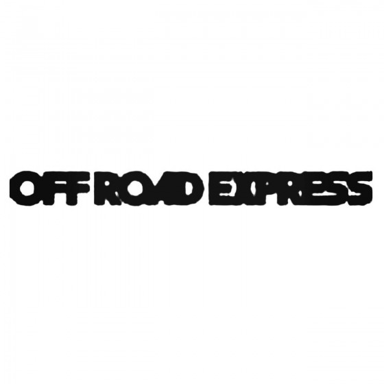 Offroad Express Decal Sticker
