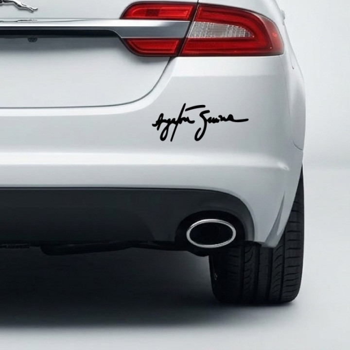 Ayrton Senna Signature Stickers – F1 McLaren Decals (2-Pack)