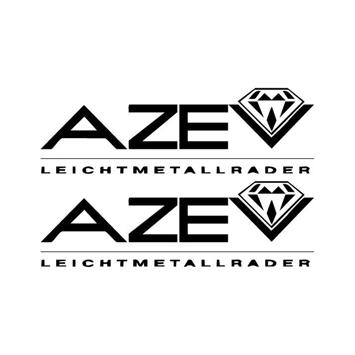 Buy Aze Wheels S Vinl Car Graphics Decal Sticker Online