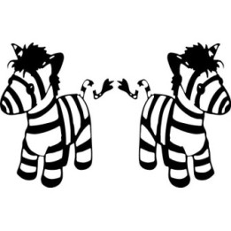 Buy Baby Zebra Sticker Online