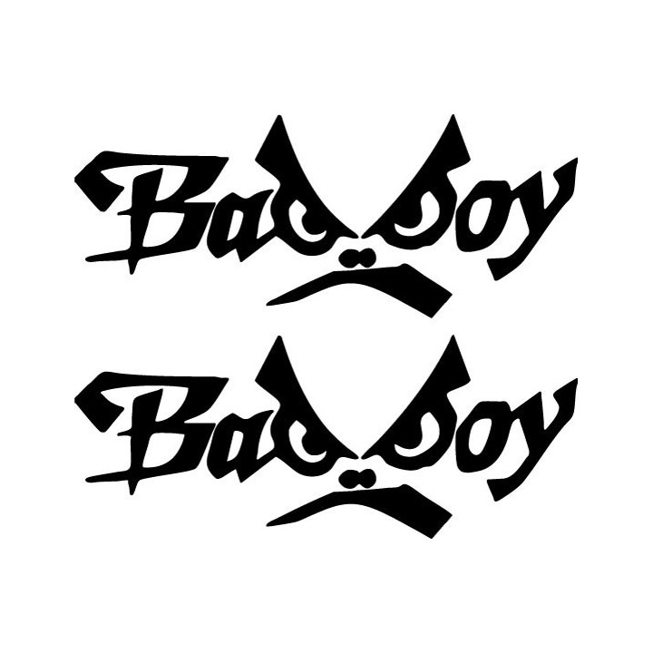Bad Boy Angry Eyes Stickers – Mean Face Decals (2-Pack)