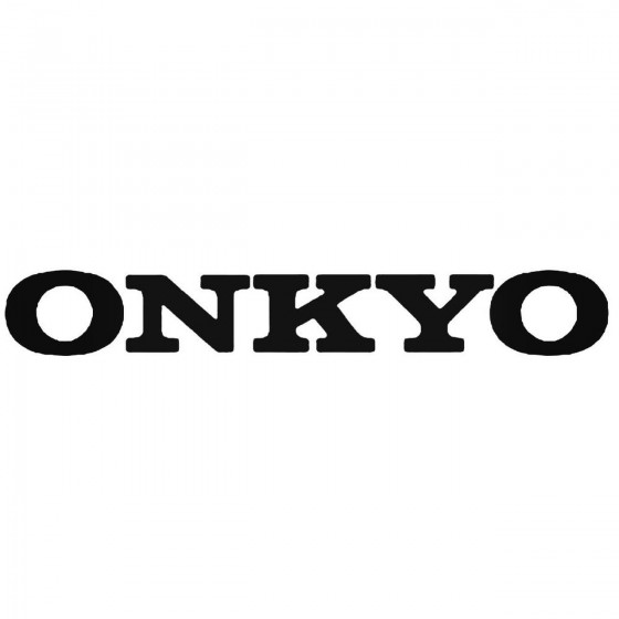Onkyo Logo Vinyl Decal Sticker