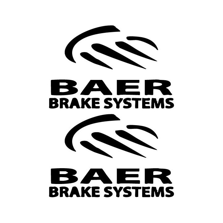 Buy Baer Performance Brakes S 02 Vinl Car Graphics Decal Sticker Online