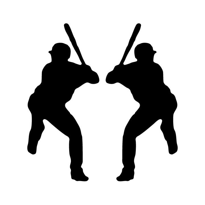 Buy Baseball Batter Decal Sticker Online