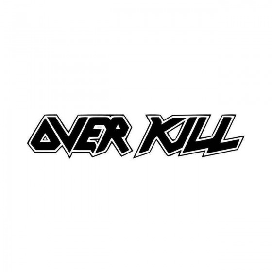 Overkill Band Logo Vinyl...