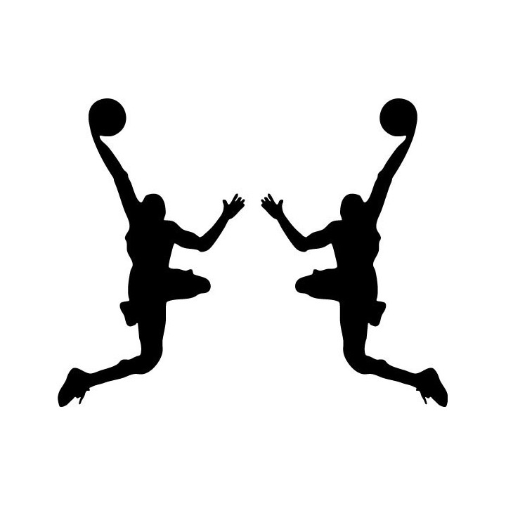 Buy Basketball Player Flying Decal Sticker Online