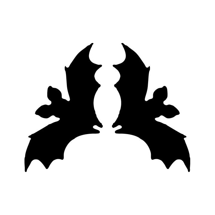Bat Wings Stickers – Halloween Gothic Decals (2-Pack)