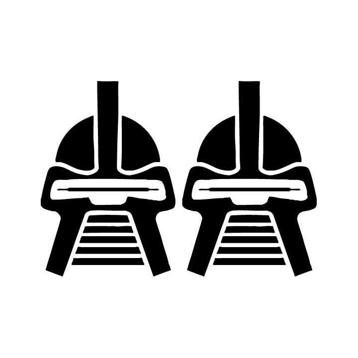 Battlestar Galactica Cylon Stickers – BSG Decals (2-Pack)
