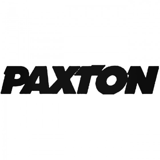 Paxton Products Vinyl Decal