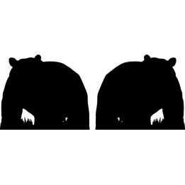 Buy Bear Hunting S Style 550 Decal Sticker Online