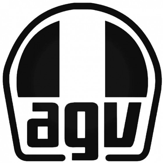 2x Agv Logo Vinyl Sticker...
