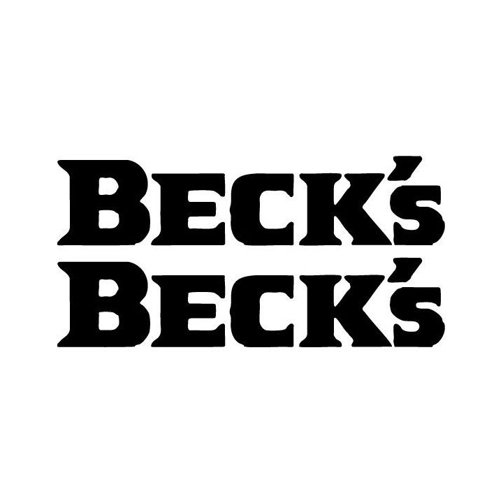 Buy Becks Decal Sticker Online