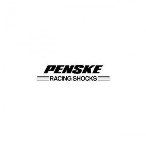 Penske Racing Shocks Decal...