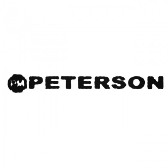 Peterson Decal Sticker